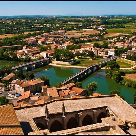 Le Patio-Meublé de Tourisme 3 étoiles -Résidence Les Logis de Béziers-Garage optionnel-Cœur de ville-Plages à 16km ! Béziers